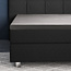 Primaviera Deluxe Topper satijnen hoeslaken grijs 180 x 200