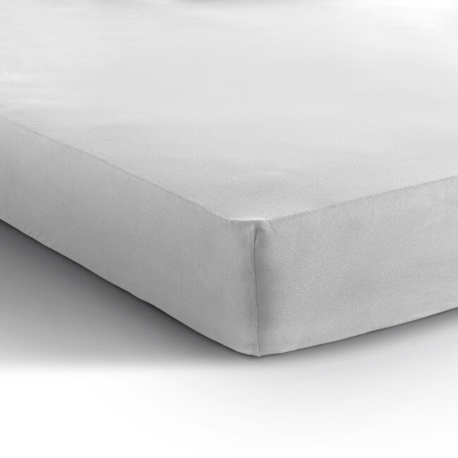 Enkel Jersey hoeslaken 135 g/m² wit 80/100 x 200 cm