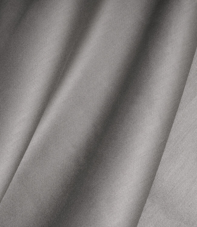 Splittopper satijnen hoeslaken grijs 160 x 200