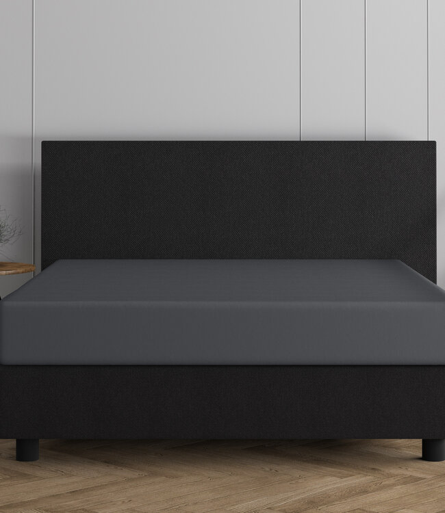 Dubbel Jersey 220 gr. Hoeslaken Antraciet 80/100 x 220