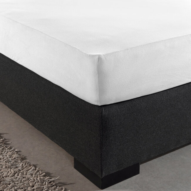 Enkel Jersey hoeslaken 135 g/m² wit 80/100 x 200 cm