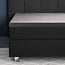Primaviera Deluxe Topper satin fitted sheet gray 160 × 200