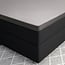 Primaviera Deluxe Topper Satin Spannbettlaken grau 160 × 200