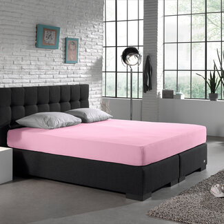 Dreamhouse Dubbel jersey 220 gr. hoeslaken roze 140 x 200/220