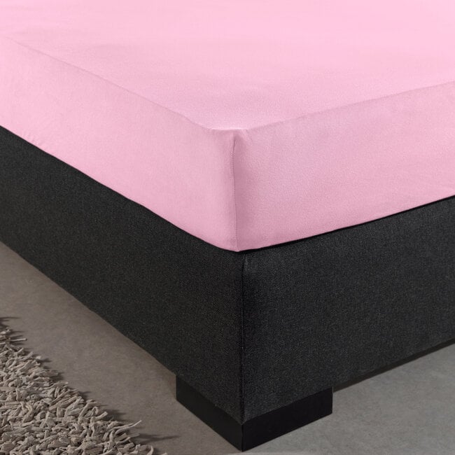 Dreamhouse Double jersey 220 gr. fitted sheet pink 140 × 200/220