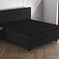 Dubbel jersey 220 gr/m² topper hoeslaken zwart 140 x 200/220