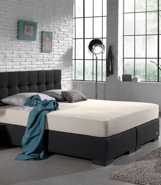 Dreamhouse Dubbel Jersey 220 gr. Hoeslaken Crème 80/100 x 220