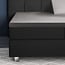 Primaviera Deluxe Split topper satin fitted sheet gray 180 × 200 cm