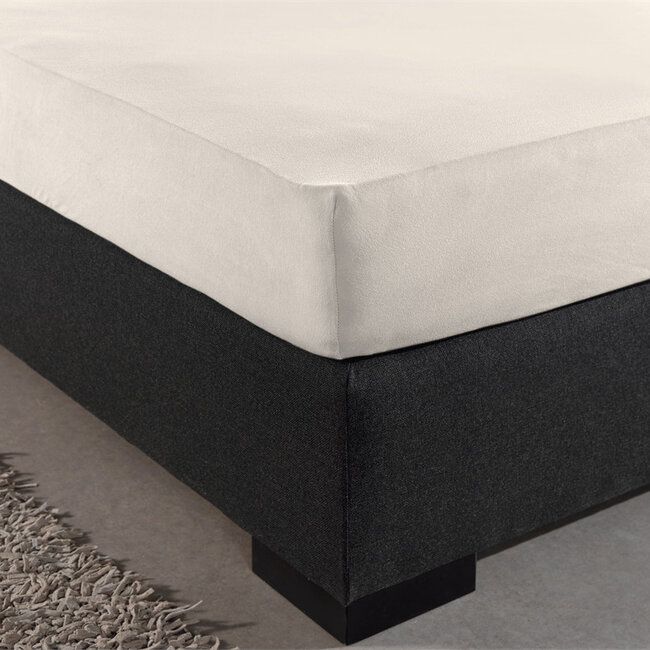 Dubbel Jersey 220 gr. Hoeslaken Crème 80/100 x 220