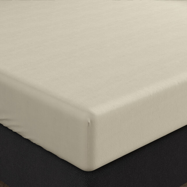 Dubbel Jersey 220 gr. Hoeslaken Crème 80/100 x 220