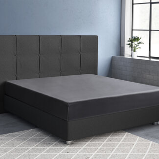 Primaviera Deluxe Satijnen hoeslaken antraciet 160 x 200