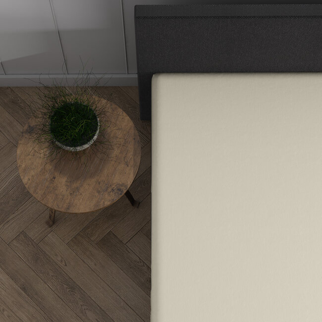 Dubbel Jersey 220 gr. Topper Hoeslaken Crème 140 x 200/220