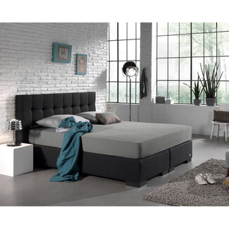 Dreamhouse Dubbel Jersey 220 gr. Hoeslaken Grijs 160/180 x 200/220