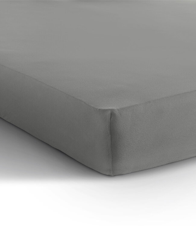 Dubbel Jersey 220 gr. Hoeslaken Grijs 190/200 x 220/230
