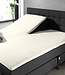 Splittopper katoenen hoeslaken crème 160 x 220