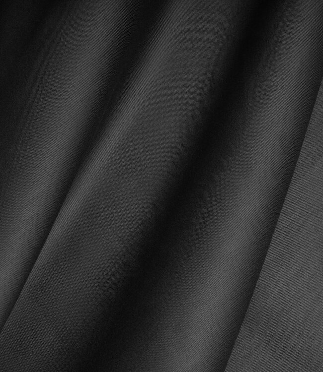 Satijnen Hoeslaken Zwart 140 x 200