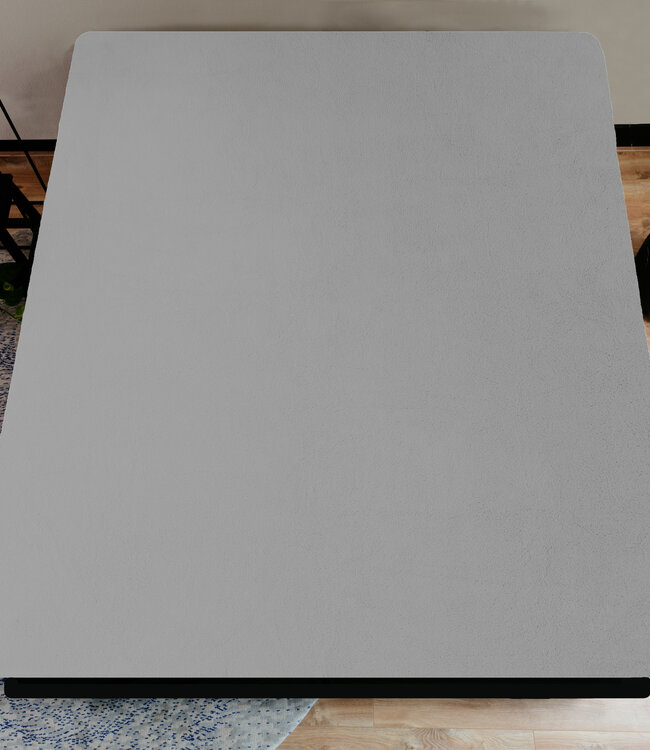 Teddy hoeslaken grijs 180 x 200