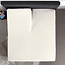 Splittopper katoenen hoeslaken crème 160 x 220
