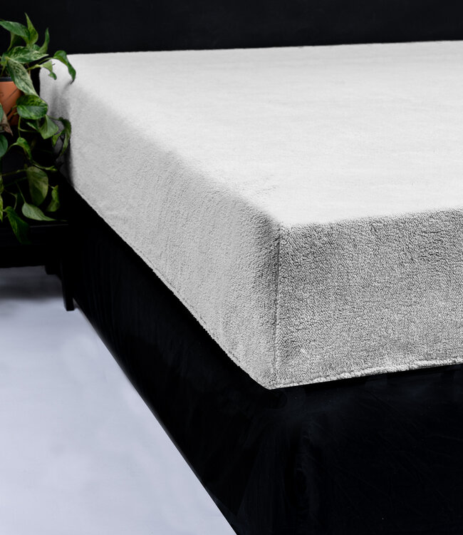 Teddy hoeslaken grijs 180 x 200