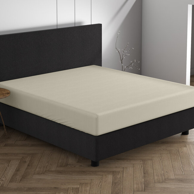 Dubbel Jersey 220 gr. Hoeslaken Crème 80/100 x 220