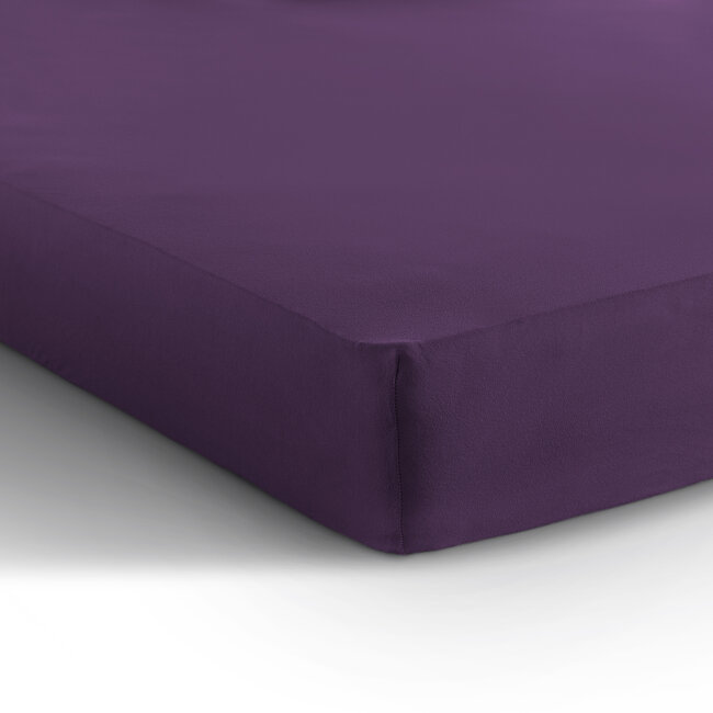 Dreamhouse Jersey only 135 gr. Fitted sheet Purple 190/200 × 200/220
