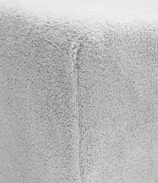 Teddy hoeslaken grijs 180 x 200