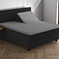 Dreamhouse Dubbel Jersey 220 gr. Splittopper Hoeslaken Grijs 160 x 200/220