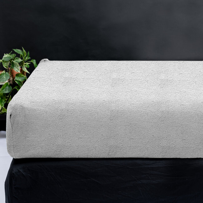 Teddy hoeslaken grijs 160 x 200
