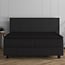 Dreamhouse Double jersey 220 gr. topper fitted sheet black 160/180 × 200/220