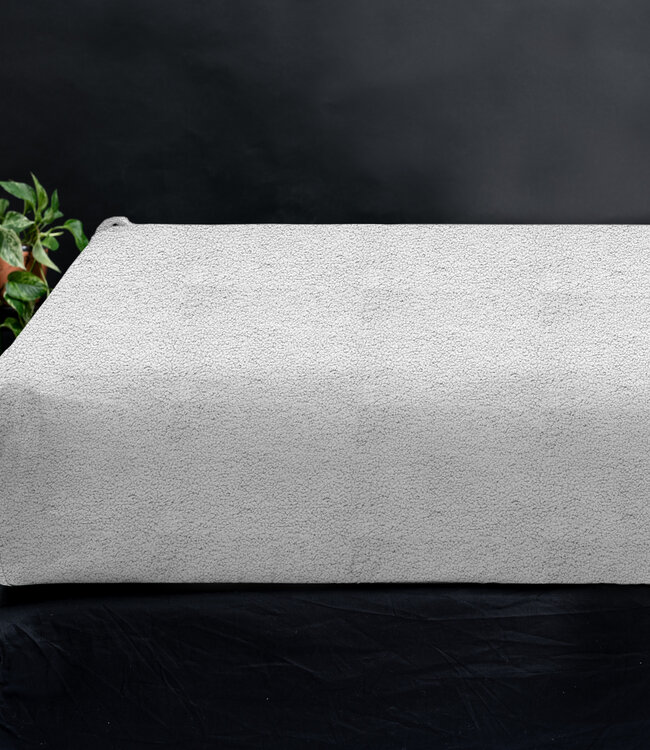 Teddy hoeslaken grijs 160 x 200