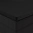 Dreamhouse Double jersey 220 gr. topper fitted sheet black 160/180 × 200/220