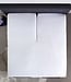 Splittopper Katoen Hoeslaken Wit 160 x 210