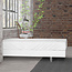 Premium flanellen hoeslaken wit 180 x 200/210 cm