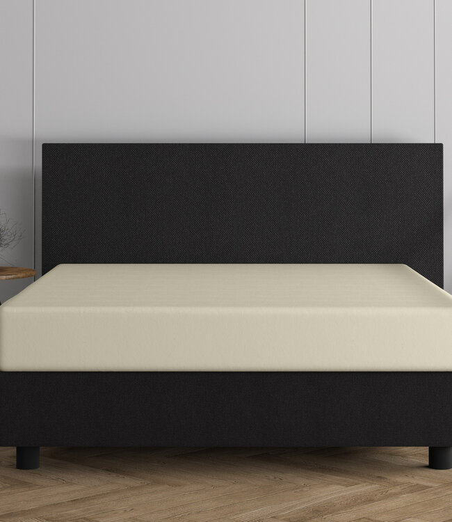 Dubbel Jersey 220 gr. Hoeslaken Creme 160/180 x 200/220