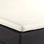Dreamhouse Spannbettlaken aus Baumwolle mit geteiltem Topper, cremefarben, 140 × 200 cm - Split-Topper-Spannbettlaken