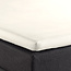 Splittopper katoenen hoeslaken crème 140 x 200 cm