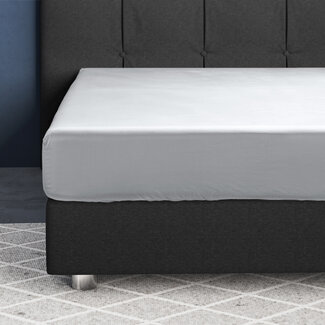 Primaviera Deluxe Satijnen hoeslaken wit 80 x 200