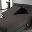 Splittopper Katoen Hoeslaken Antraciet 160 x 210