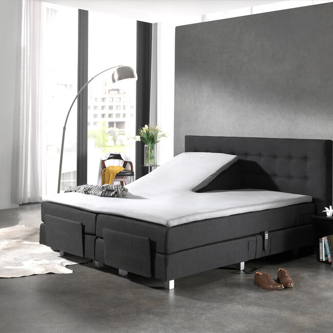 Splittopper Katoen Hoeslaken Wit 160 x 210