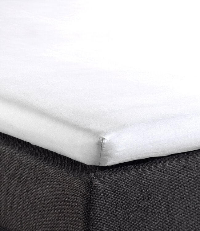 Splittopper Katoen Hoeslaken Wit 160 x 210