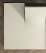 Dubbel jersey 220 gr. splittopper hoeslaken crème 160 x 200/220