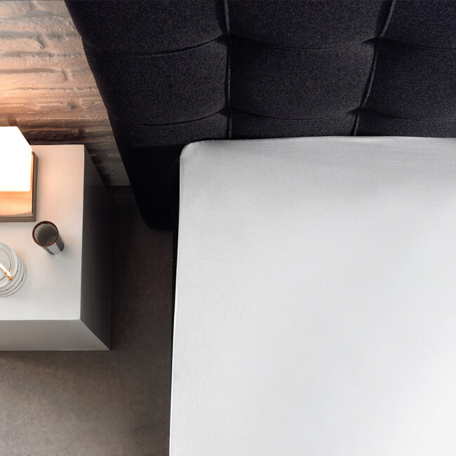 Splittopper Katoen Hoeslaken Wit 160 x 210