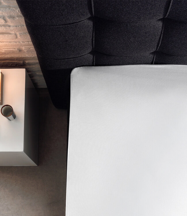 Splittopper Katoen Hoeslaken Wit 160 x 210