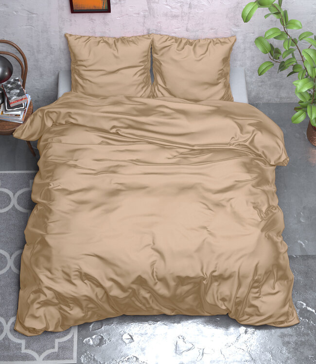 Beauty Huidverzorging Dekbedovertrek Taupe 200 x 220 cm
