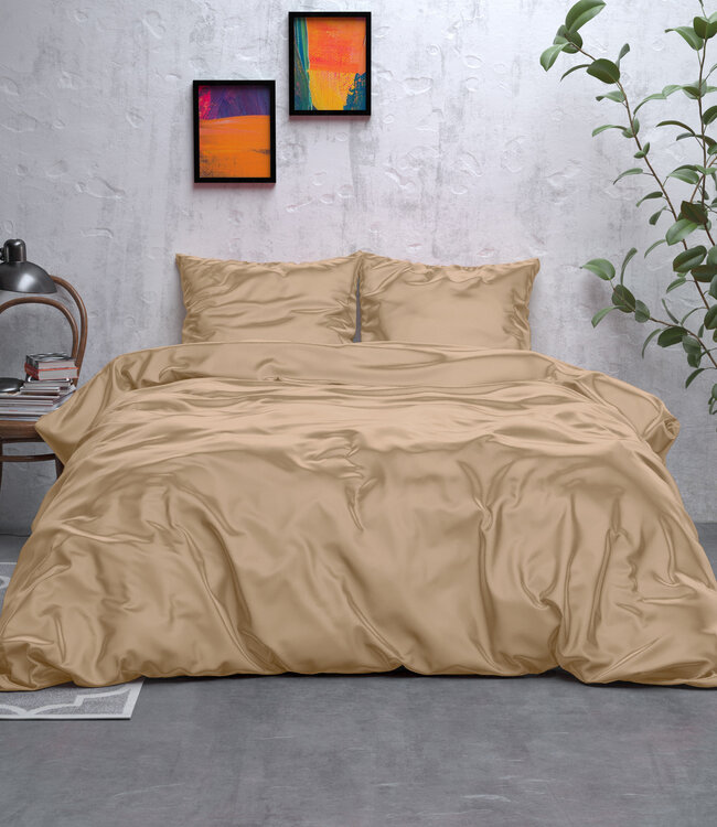 Beauty Huidverzorging Dekbedovertrek Taupe 200 x 220 cm
