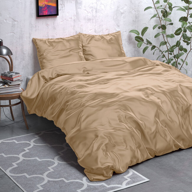 Beauty Huidverzorging Dekbedovertrek Taupe 200 x 220 cm