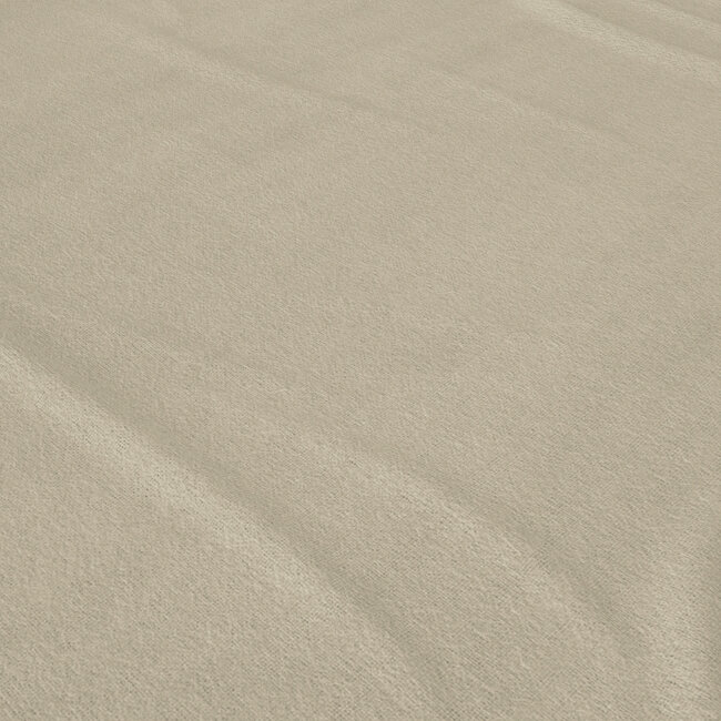 Premium flanellen hoeslaken taupe 140 x 200/210