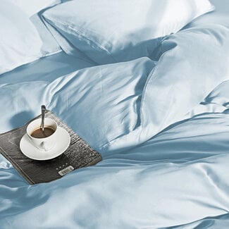 Primaviera Deluxe 100% bamboo blue 240 × 200/220 - Duvet Cover