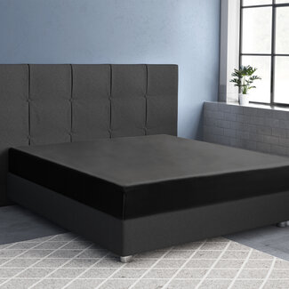 Primaviera Deluxe Satijnen Hoeslaken Zwart 70 x 200