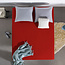 Eenpersoons jersey hoeslaken 135 g/m² rood 80/100 x 200 cm